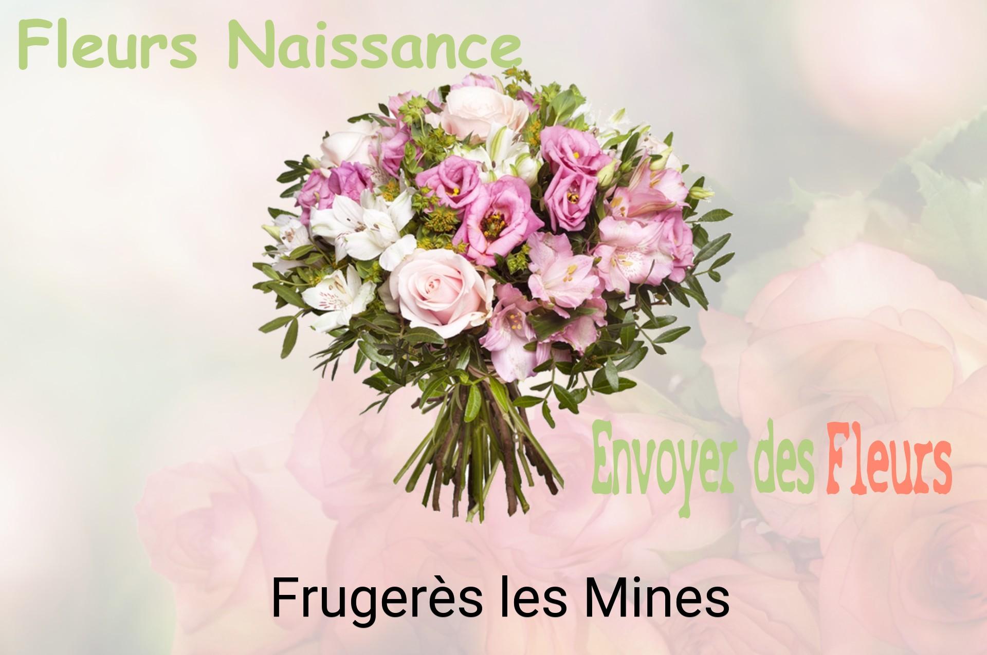 Bouquet de fleurs de naissance livré à Frugerès-les-Mines